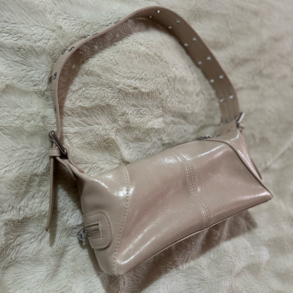 Vegan leather shoulder purse by MMS